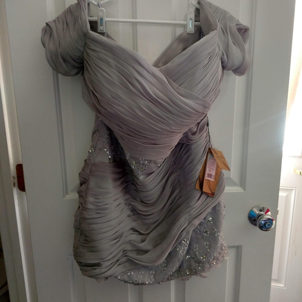 An Elegant Silver/Grey Dress ~ Light In The Box
